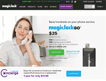 Tablet Screenshot of magicjack.com